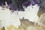 Purple & Yellow Fluorite Wi Bladed Barite - Cave-in-Rock #73942-2